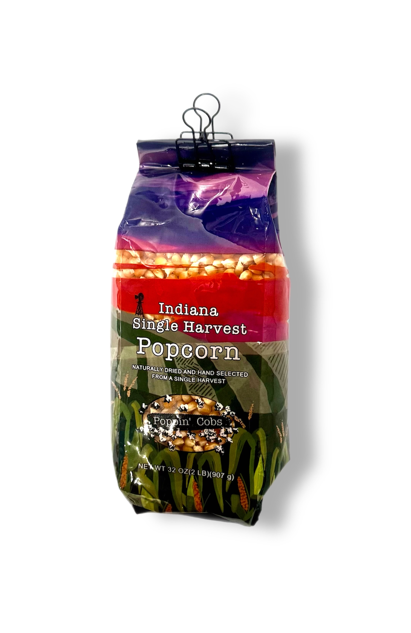 2 LB Bag Indiana Single Harvest Popcorn